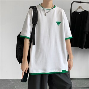 夏季新款男士短袖T恤港风时尚舒适百搭青春帅气潮牌TC3130-P30图片