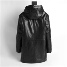 DLSN225002新款羽绒皮衣男头层山羊皮风衣连帽商务男装P1100，男装皮衣，电商B360