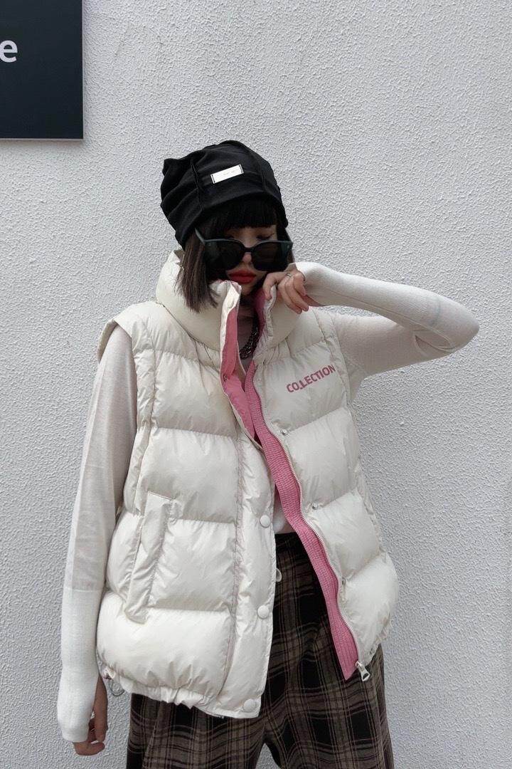 拼色马甲，女装马甲，别无选择