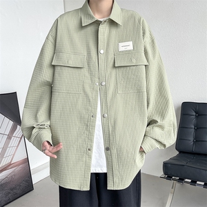 潮流时尚青少年男款ins风休闲衬衫外套CS0661-P65图片
