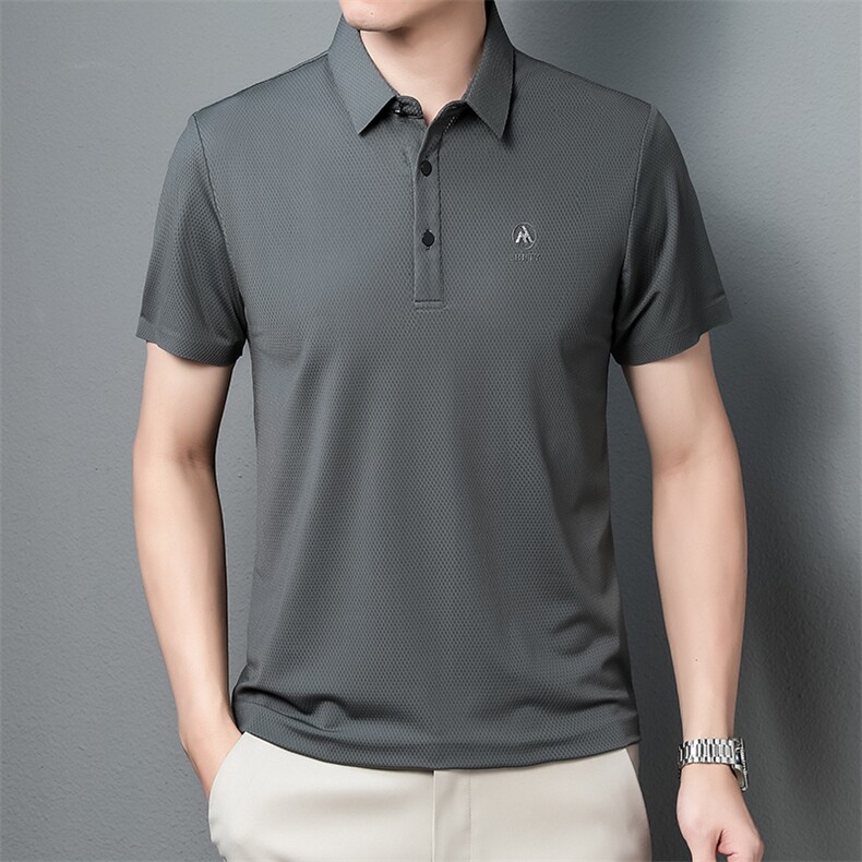 POLO衫男上衣半袖男装衣服男士体恤衫T恤潮牌休闲翻领爸爸短袖男,男装T恤,电商B212（原钱塘6029）