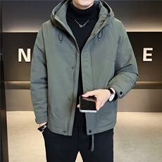 二棉B3538821P1552025绿冬季新款保暖夹克棉衣冲锋衣加厚外套，男装夹克，电商B353