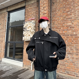 高街飞行员棒球服男潮牌ins痞帅外套炸街夹克JK0863-P80图片