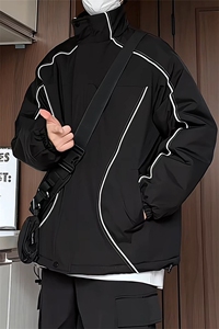 MY118J/P85棉衣男冬季加棉加厚宽松大码百搭潮保暖棉袄外套棉服图片