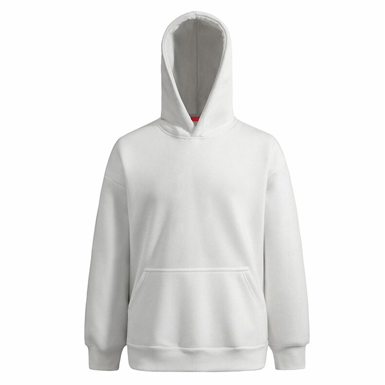 无帽绳版二开秋冬美式高街重磅曼巴棉纯色连帽卫衣外套X056，男装卫衣，电商A486-1