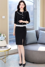 档口大量现货！2024春装新款时尚潮流洋气甜美小香风两件套，女装套装/套裙，芭米依尚