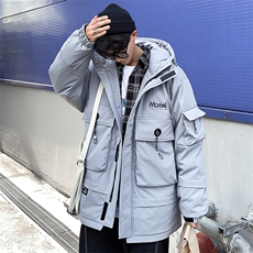 冬季工装大口袋羽绒服90白鸭绒抗寒外套男A436-918-P195控价258，男装羽绒服，电商A436