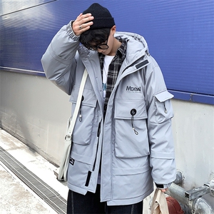 冬季工装大口袋羽绒服90白鸭绒抗寒外套男 A436-918-P195控价258图片