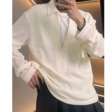 秋冬新款重磅毛衣休闲宽松三条杠上衣圆领时尚情侣百搭长袖针织衫，男装针织衫/毛衣，星座506A
