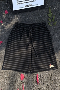 美式高街潮牌休闲短裤潮流宽松五分裤A086-DK335-P25图片