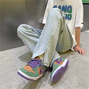 牛仔裤男秋季潮大码休闲裤子高街NT273P38图片