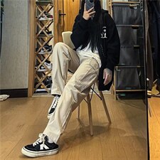 218-1-P45-GZ201新款时尚潮流宽松休闲工装裤，男装休闲裤，四季星座218-1