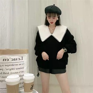 爱特儿风情21021翻领卫衣,女装卫衣/绒衫,爱特儿AITER