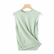 2025年秋季套头单件无袖圆领一线成衣精纺圆领背心针织衫,女装针织衫/毛衣,宛汀羊绒,财富天地 2025年秋季套头单件无袖圆领一线成衣精纺圆领背心针织衫,女装针织衫/毛衣,宛汀羊绒,财富天地