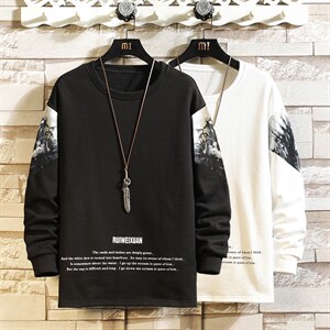 7XL-M现货加肥加大码卫衣男2023春季新款休闲慵懒风胖子长袖上衣,男装卫衣,钱塘717(原712)