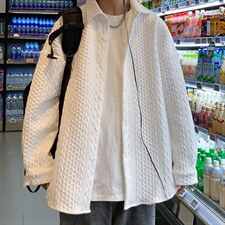 长袖衬衫春款男港风潮流M58P43，男装衬衫，星座1116-2
