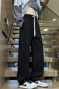 美式复古工装裤子男秋季多口袋百搭宽松潮牌直筒休闲长裤M558-P40图片
