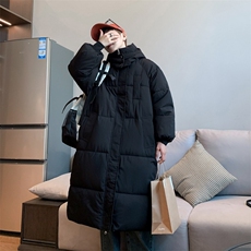 棉服长款过膝韩版加厚面包服冬季宽松棉袄M524P100，男装棉衣，星座1116-2