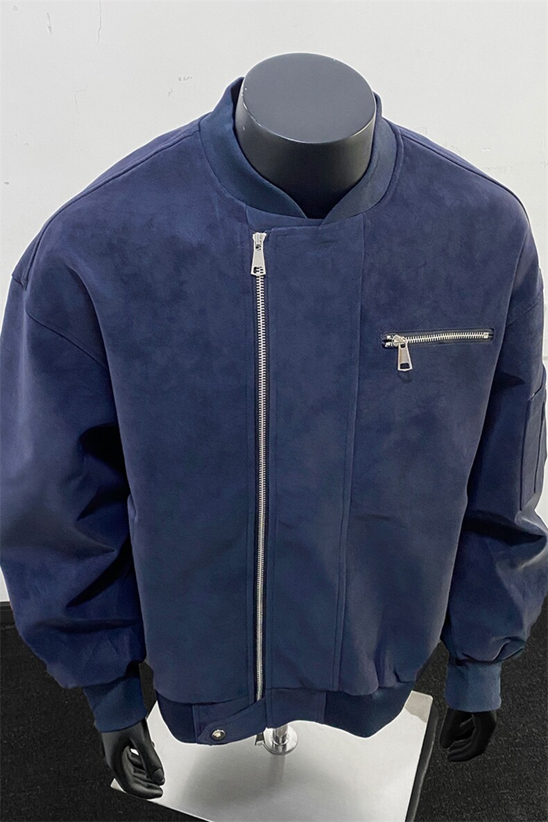 美式高阶秋冬PU棒球服夹克痞帅百搭情侣外套J562505TP75,男装夹克,电商A247