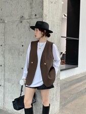 马甲，女装马夹，羽林逸人