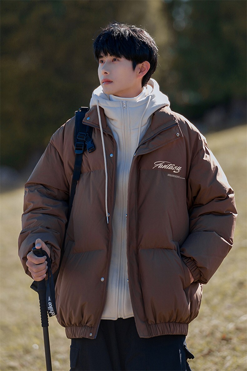 新疆山系字母印花百搭连帽假两件棉衣A247-MY84709特批115控158,男装棉衣,电商A247