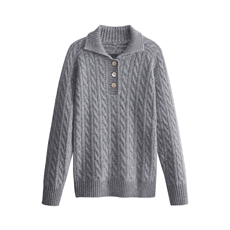 2025时尚百搭通勤简约新款儿童翻领羊绒衫，童装儿童羊绒衫，江帆羊绒