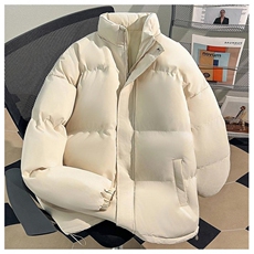 简约男秋冬季加厚防寒棉服外套宽松休闲棉衣气质上衣，男装棉衣，星座1013-1