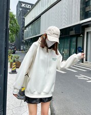 加厚卫衣，女装卫衣/绒衫，本色佳人