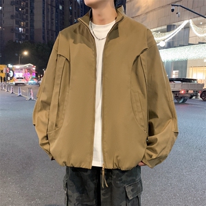 现货美式蝙蝠袖立领夹克外套男2026新款短款外套JK02636-P75