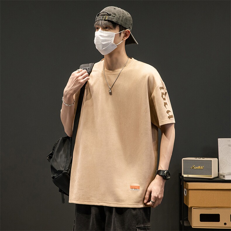 新款短袖男SZON景夏季t恤休闲百搭印花圆领T恤男上衣TC3136-P35,男装T恤,星座717