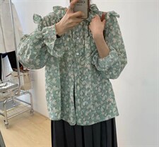 【素妮】2022新春韩系气质雪纺小衫，其它，素妮