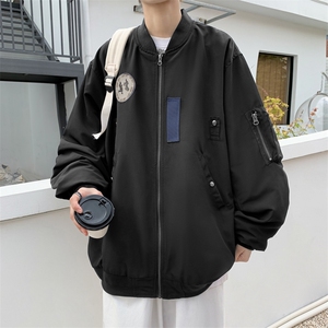 2024秋冬港风休闲夹克韩版ins运动立领衣服开衫外套男 W6501-P62图片