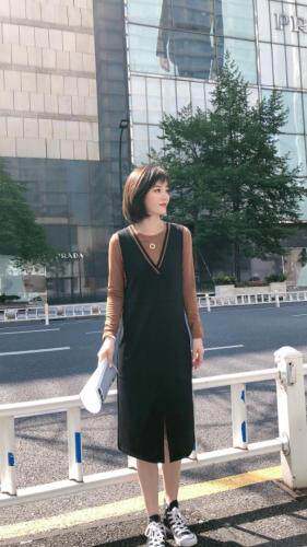 两件套连衣裙，女装连衣裙，万姿风情