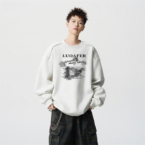 得物供货、重磅420克现货 圆领卫衣宽松HD019-1-WY2686LL-P35图片