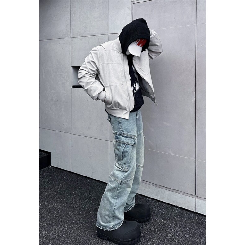 GOSNACE秋季短款夹克潮棒球服外套DY195-P80,男装夹克,星座1213