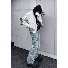 GOSNACE秋季短款夹克潮棒球服外套DY195-P80，男装夹克，星座1213