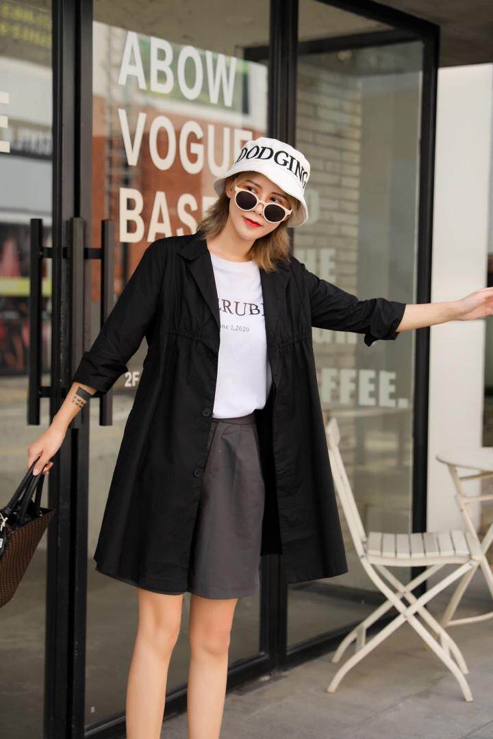 西装领韩版风衣，女装西装，美惠百合