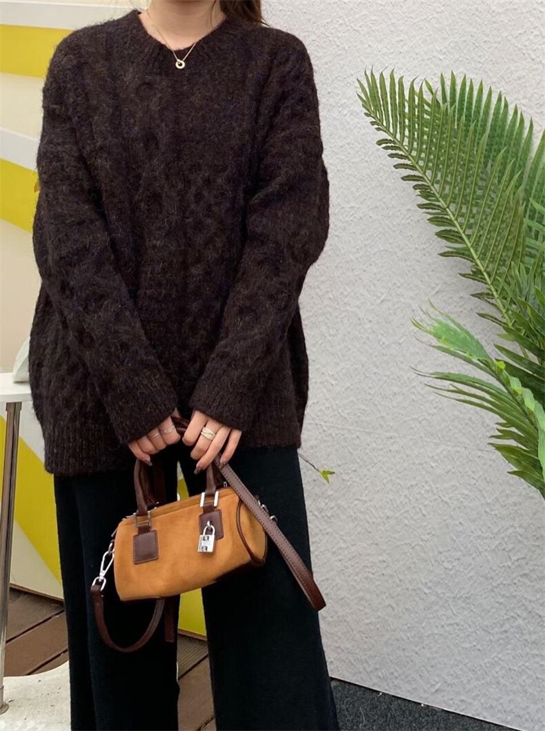 羊毛花毛衣，女装针织衫/毛衣，SMOOTH