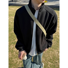 现货网图双拉链立领开衫cleanfit卫衣外套男女WT31-特P58，女装短外套，电商C310