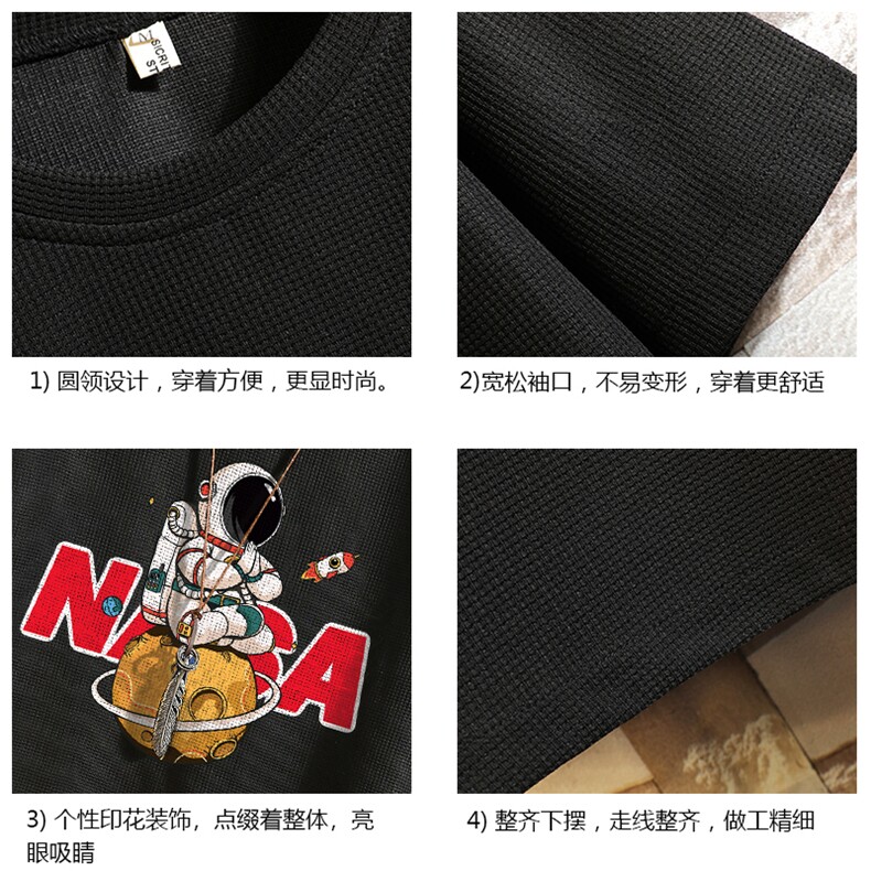 华夫格t恤男短袖男大码五分袖砖墙挂拍HT73289-P22,男装T恤,电商A040A