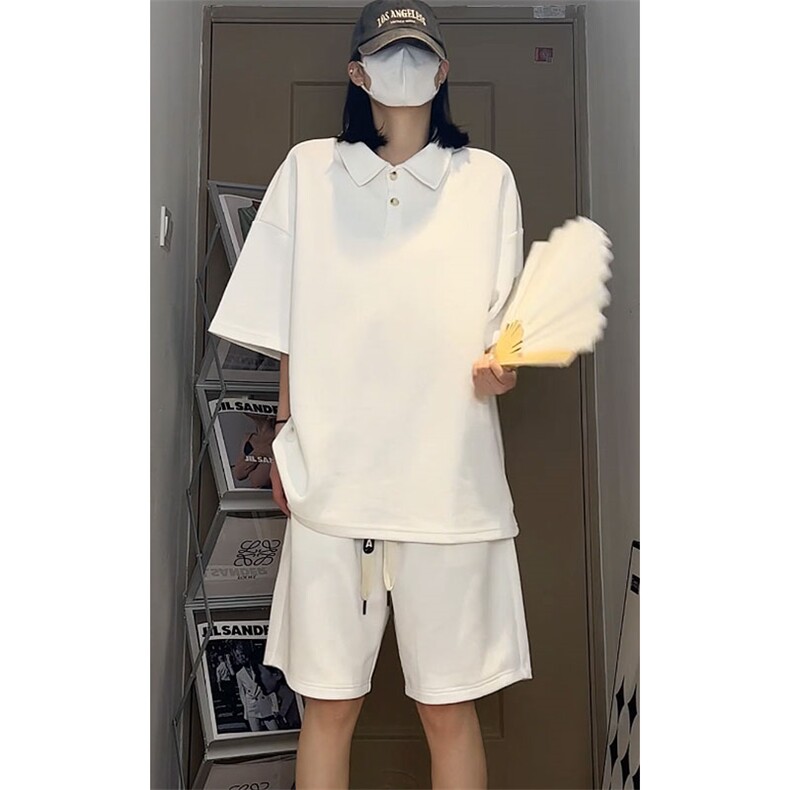 polo衫休闲大码情侣短袖套装T3520上衣26-DK8511裤子21【特价】，男装T恤，电商A007