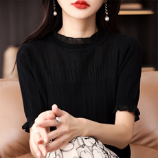秋冬季新款纯色毛衣女宽松显瘦时尚百搭针织上衣，女装针织衫/毛衣，贵皇网供仓