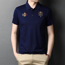 POLO衫男士短袖t恤翻领2023夏季新款潮牌休闲商务男装上衣,男装T恤,电商B212（原钱塘6029）
