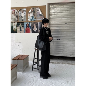 美式复古街头长袖潮牌 卫衣男女春季潮流宽松上衣ins外套图片