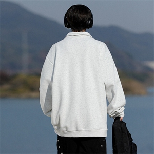 8XL-M星星铆钉半拉链卫衣大码重磅痞帅高街小众立领外套WY5109P58图片