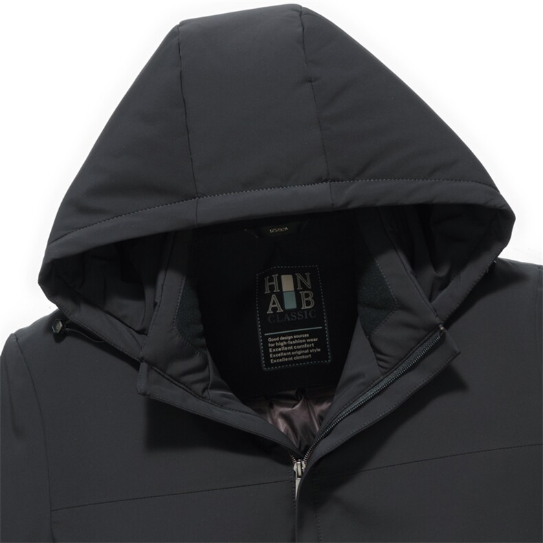 HYD2517新款冬季男士白鸭绒羽绒服可脱卸帽保暖外套修身大衣,男装羽绒服,电商B360