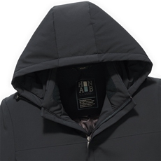 HYD2517新款冬季男士白鸭绒羽绒服可脱卸帽保暖外套修身大衣，男装羽绒服，电商B360