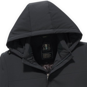 HYD2517新款冬季男士白鸭绒羽绒服可脱卸帽保暖外套修身大衣图片