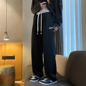 高级感ins长裤男女小众设计感休闲卫裤中性风显瘦休闲裤 K905/P30图片