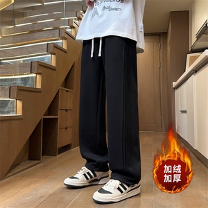 ！简约百搭男士华棉长裤直筒宽松卫裤WK2042常规特P40加绒50图片